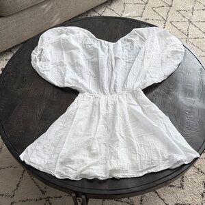 Aerie White Swim Coverup